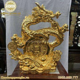 TƯỢNG RỒNG MẠ VÀNG 24K