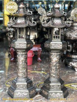 ĐÈN THỜ ĐỒNG ĐỎ CAO 1M20