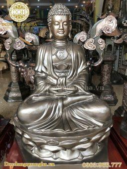 TƯỢNG PHẬT TAM THẾ ĐỒNG ĐỎ 1M1