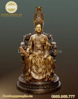 TƯỢNG MẪU CỬU TRÙNG THIÊN KHẢM TAM KHÍ 90CM