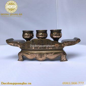 NGAI CHÉN 3 ĐỒNG ĐỎ CẠO MÀU