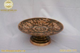 MÂM ĐỒNG ĐỎ CẠO MÀU ĐƯỜNG KÍNH 30CM