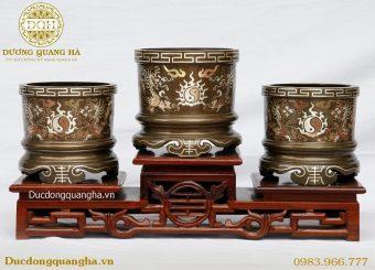 BÁT HƯƠNG ĐỒNG ĐỎ KHẢM TAM KHÍ