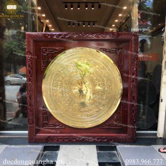 MẶT TRỐNG ĐỒNG MẠ VÀNG 1M1