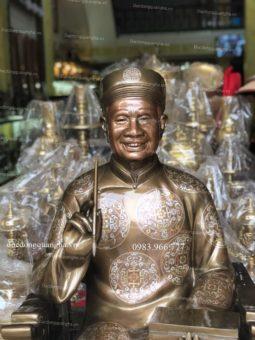 TƯỢNG LƯƠNG Y TẠ QUANG HẢI ĐỒNG ĐỎ CAO 1M25