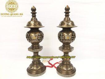 ĐÈN KHẢM NGŨ SẮC CAO 60CM