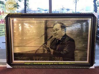 TRANH SƯỚC BẰNG ĐỒNG CHÂN DUNG 1M2X70