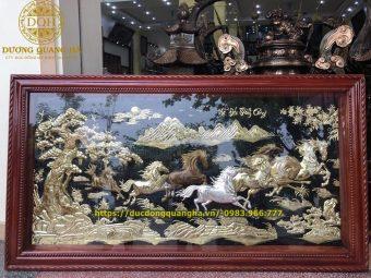 TRANH MÃ ĐÁO THÀNH CÔNG MẠ TAM KHÍ 2M3x1M2