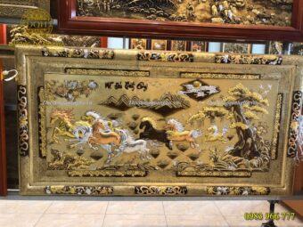 TRANH MÃ ĐÁO THÀNH CÔNG KHUNG ĐỒNG