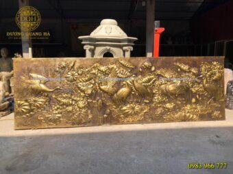 TRANH HẠC SEN KHỔ LỚN