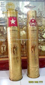 ỐNG PHÁO CATTUT CHẠM HOA VĂN