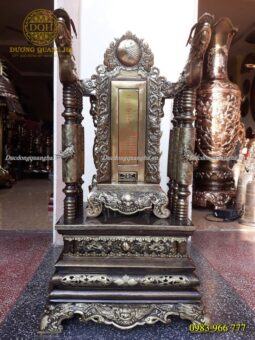 NGAI THỜ ĐỒNG VÀNG HUN MÀU GIẢ CỔ