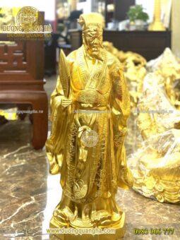 TƯỢNG GIA CÁT LƯỢNG DÁT VÀNG 9999