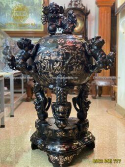 ĐỈNH CẦU ĐỒNG ĐỎ PHỚT CAO 90CM