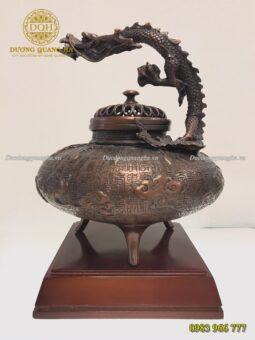 LƯ ĐỐT TRẦM QUAI RỒNG