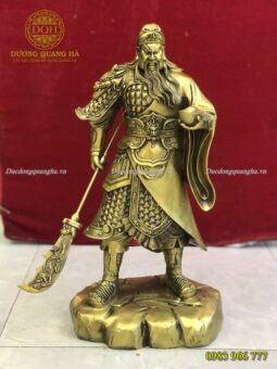 QUAN VÂN TRƯỜNG ĐỒNG VÀNG CAO 50cm