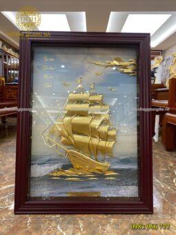 TRANH 24K THUYỀN BUỒM