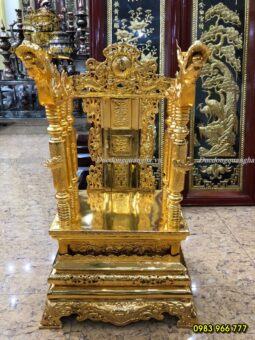 NGAI THỜ ĐỒNG VÀNG MẠ VÀNG 24K