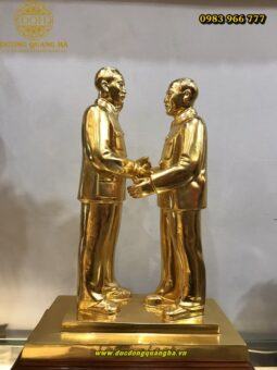 TƯỢNG BÁC HỒ – BÁC GIÁP DÁT VÀNG 9999