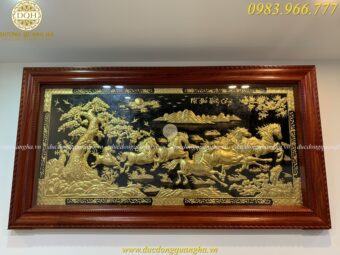 TRANH MÃ ĐÁO THÀNH CÔNG DÁT VÀNG 9999