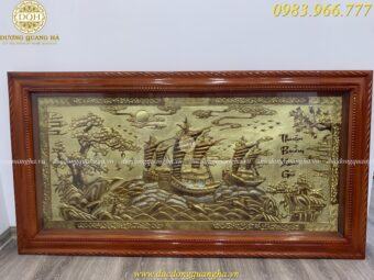 TRANH THUẦN BUỒM XUÔI GIÓ NỀN XƯỚC