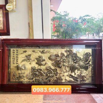 TRANH PHÙ ĐIÊU SEN HẠC XƯỚC GIẢ CỔ