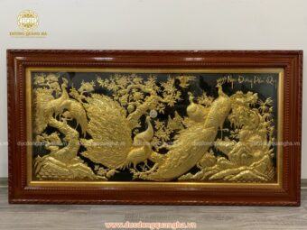 TRANH NGỌC ĐƯỜNG PHÚ QUÝ MẠ VÀNG