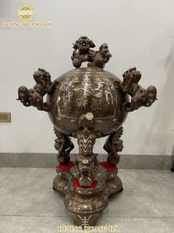 Đỉnh cầu 90 khảm ngũ sắc