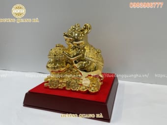 Tượng Chuột Ôm Hũ Vàng cao cấp, tinh xảo