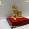 Tượng Trâu Chiêu Tài Lộc mạ vàng